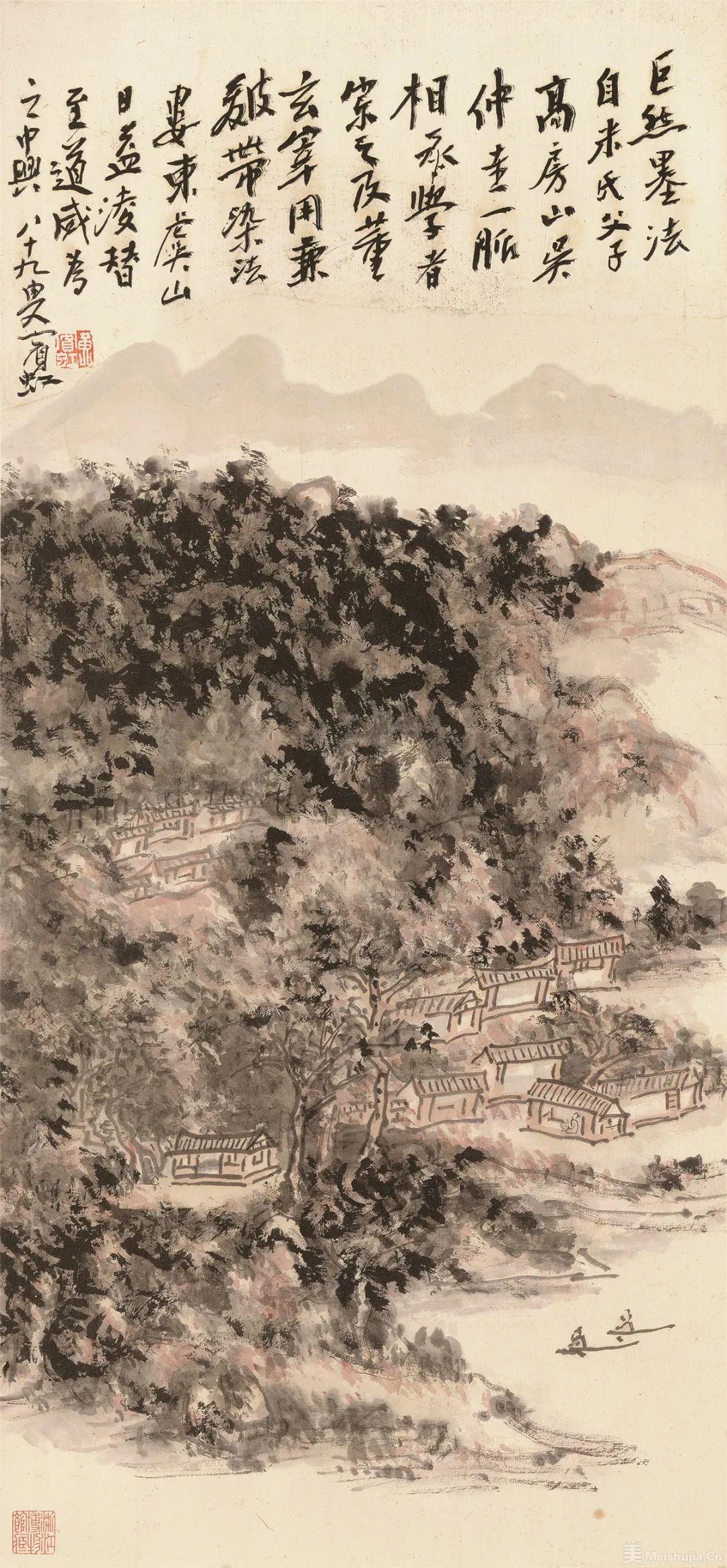 黄宾虹山水画的笔墨特征及其时代性意义-艺术新闻-中国书画家网