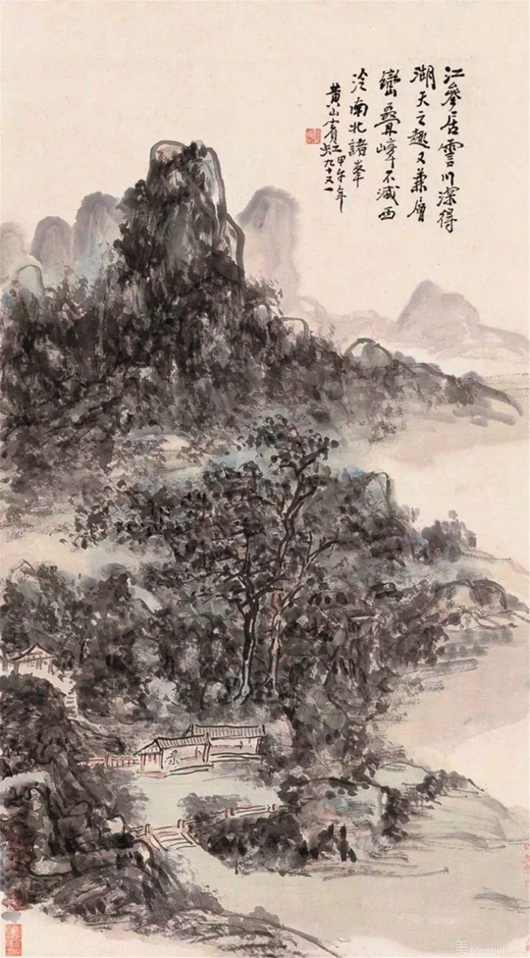 黄宾虹山水画的笔墨特征及其时代性意义-艺术新闻-中国书画家网