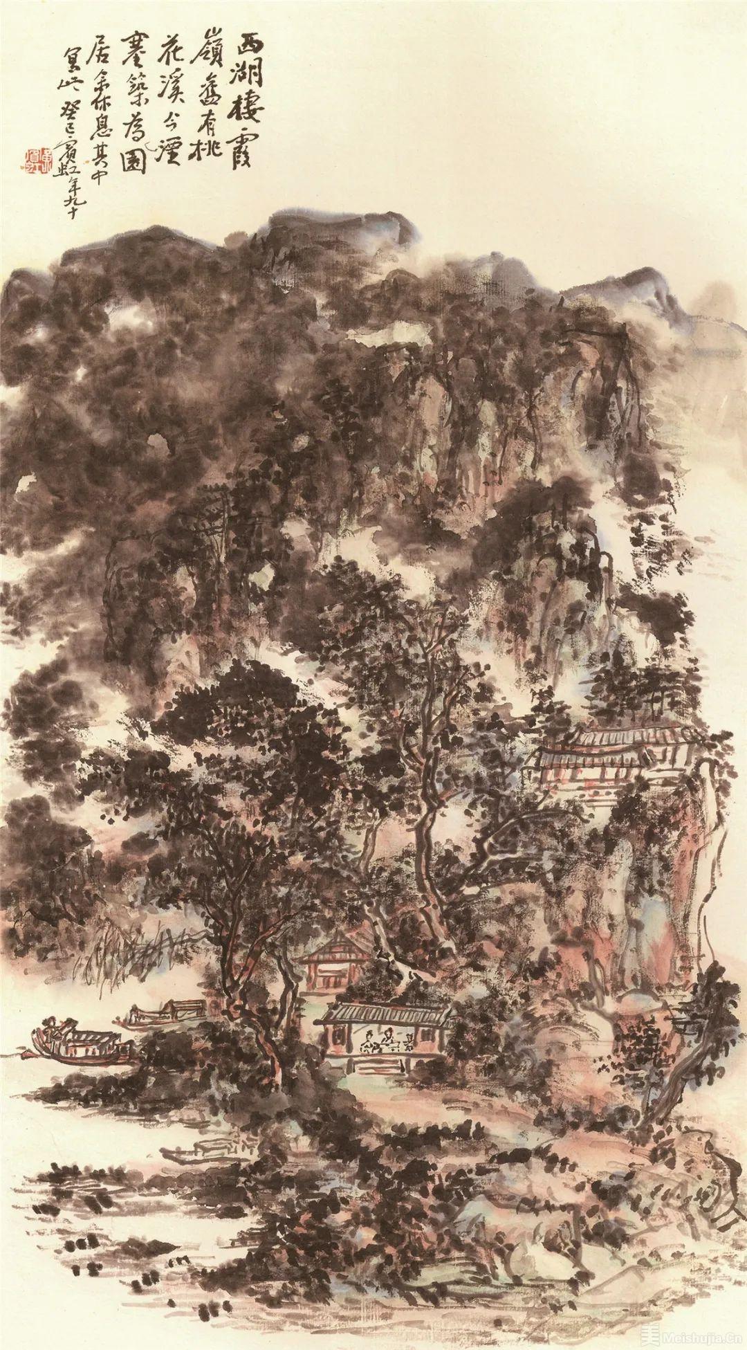 黄宾虹山水画的笔墨特征及其时代性意义-艺术新闻-中国书画家网